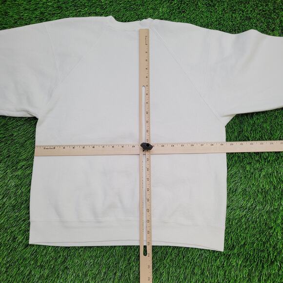 Vintage United-Airlines Sweatshirt Womens M/L 19x23 White - Picture 4 of 11